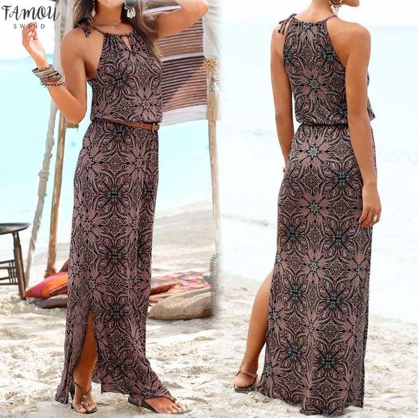 womens casual bohemian print ankle length front flare beach wear boho maxi dress women sleeveless halter long party dress #30, Black;gray
womens casual bohemian print ankle length front flare beach wear boho maxi dress women sleeveless halter long party dress #30, Black;gray