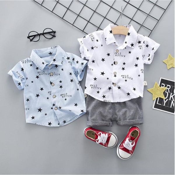 2 шт. / компл. мальчик футболка лето чистый хлопок пятиконечная звезда с коротким рукавом рубашка + шорты костюм дети дети мальчик короткая, White
2 шт. / компл. мальчик футболка лето чистый хлопок пятиконечная звезда с коротким рукавом рубашка + шорты костюм дети дети мальчик короткая, White