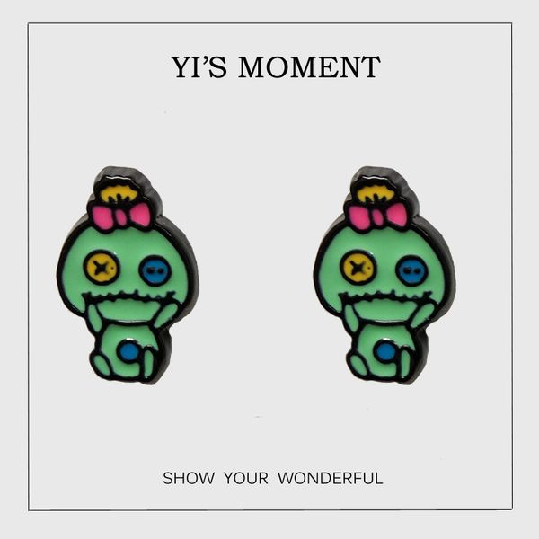 2019 cartoon figure stitch kids enamel earring gifts for girls stud earrings, Golden;silver
2019 cartoon figure stitch kids enamel earring gifts for girls stud earrings, Golden;silver
