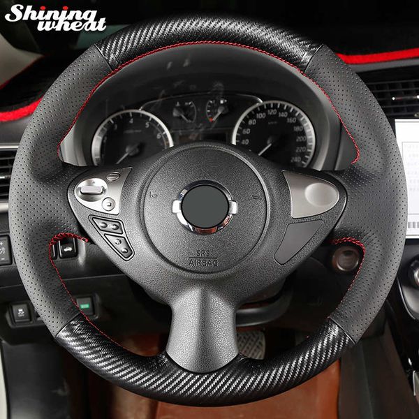 hand sew pu carbon fiber leather steering wheel cover for infiniti fx fx35 fx37 fx50 juke maxima 2009-2014 sentra
hand sew pu carbon fiber leather steering wheel cover for infiniti fx fx35 fx37 fx50 juke maxima 2009-2014 sentra