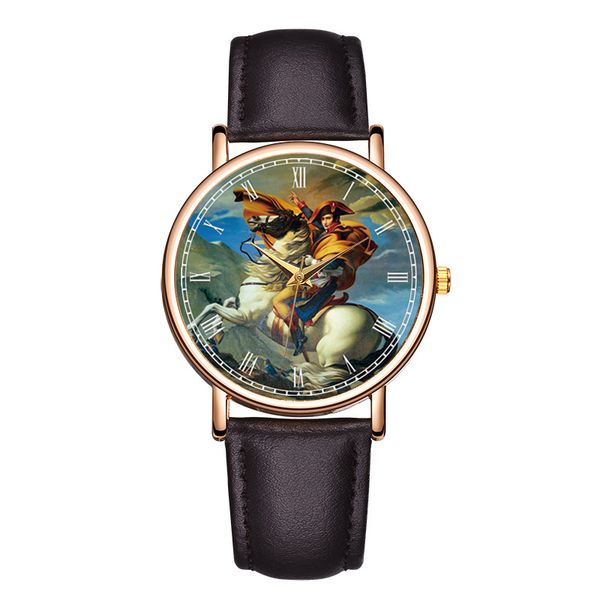 fashion casual holy religion knight picture roman numerals luxury dress belt quartz watch, Slivery;brown
fashion casual holy religion knight picture roman numerals luxury dress belt quartz watch, Slivery;brown