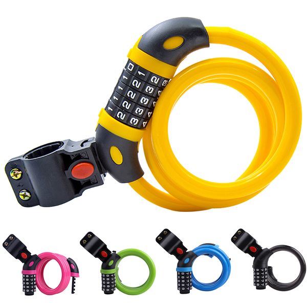 anti theft steel wire lengthen mountain bike durable children bicycle combination lock thickened 5 numbers portable practical
anti theft steel wire lengthen mountain bike durable children bicycle combination lock thickened 5 numbers portable practical