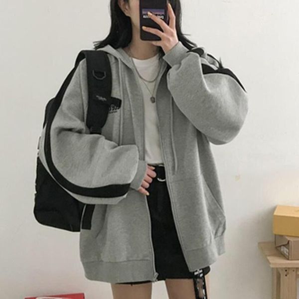 winter coat women cardigan splicing hooded long sleeve loose coat abrigos mujer invierno, Black;brown
winter coat women cardigan splicing hooded long sleeve loose coat abrigos mujer invierno, Black;brown