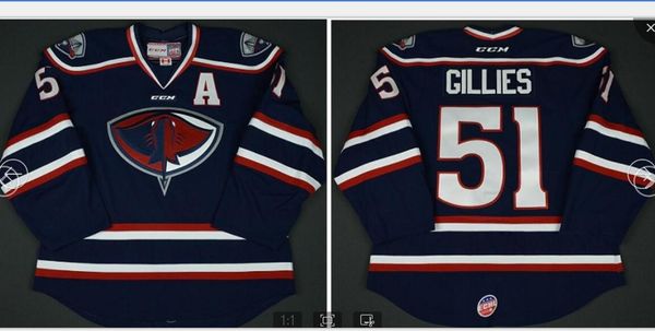 custom men youth women vintage #51 south carolina stingrays gillies echl hockey jersey size s-5xl or custom any name or number, Black
custom men youth women vintage #51 south carolina stingrays gillies echl hockey jersey size s-5xl or custom any name or number, Black
