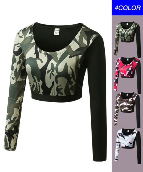 fitness yoga clothing exercise run training wear camouflage quick dry crop women long sleeve crop top
fitness yoga clothing exercise run training wear camouflage quick dry crop women long sleeve crop top