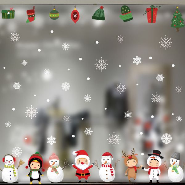 merry christmas removable diy santa claus gift tree cartoon wall stickers for shop window glass cabinet
merry christmas removable diy santa claus gift tree cartoon wall stickers for shop window glass cabinet
