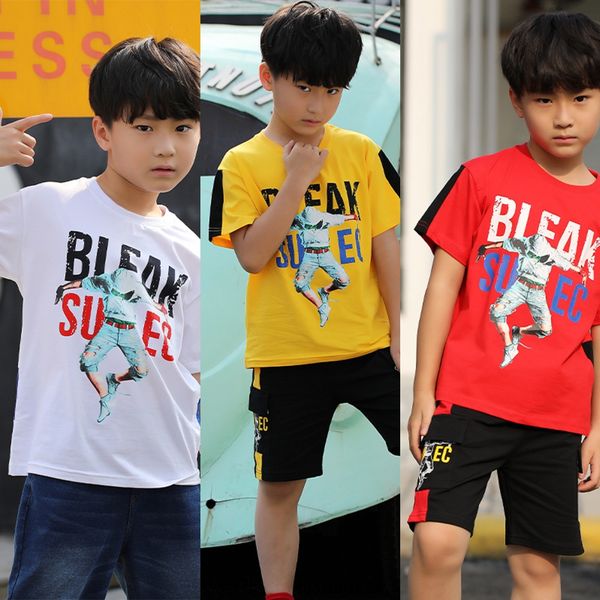 l7rai wear short-sleeved children's clothing cotton t-shirt set men's medium and large children's casual ice porcelain cotton
l7rai wear short-sleeved children's clothing cotton t-shirt set men's medium and large children's casual ice porcelain cotton