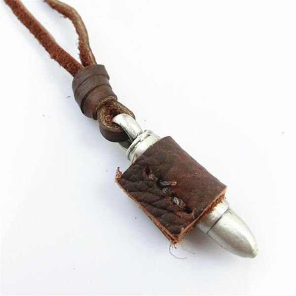 Necklace jewelry European and American explosive hotselling alloy bullet dangling cowhide rope necklace Punk long crossborder
Necklace jewelry European and American explosive hotselling alloy bullet dangling cowhide rope necklace Punk long crossborder