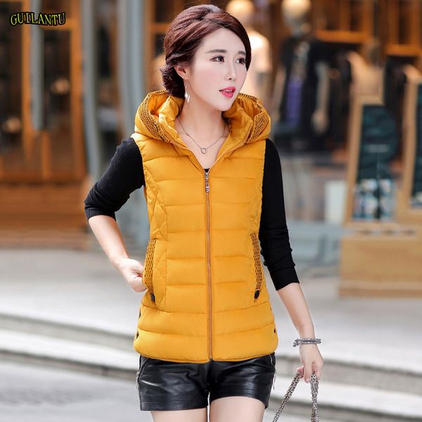 winter short vest women casual slim thick warm autumn hooded sleeveless waistcoat long zipper female cotton padded jacket, Black;white
winter short vest women casual slim thick warm autumn hooded sleeveless waistcoat long zipper female cotton padded jacket, Black;white