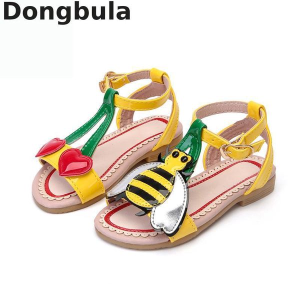 new summer girl sandals for children's casual leather sandals cartoon bees lovely cherry kids shoes little baby beach slippers t200530, Black;red
new summer girl sandals for children's casual leather sandals cartoon bees lovely cherry kids shoes little baby beach slippers t200530, Black;red