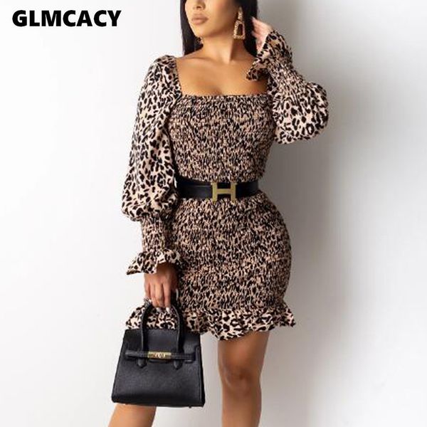 women square neck long sleeve leopard mini dress short evening party vestidos classy workwear, Black;gray
women square neck long sleeve leopard mini dress short evening party vestidos classy workwear, Black;gray