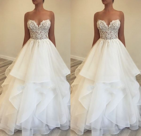 2019 новые оборки свадебные платья милая кружева устали тюль vestidos de noiva beach country свадебные платья, White
2019 новые оборки свадебные платья милая кружева устали тюль vestidos de noiva beach country свадебные платья, White