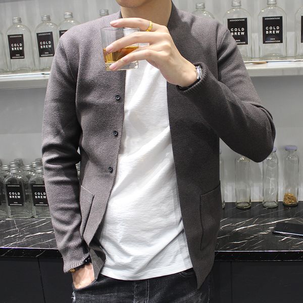 mens designer knitted cardigan trend rabbit velvet knitted cardigan men, Black;brown
mens designer knitted cardigan trend rabbit velvet knitted cardigan men, Black;brown