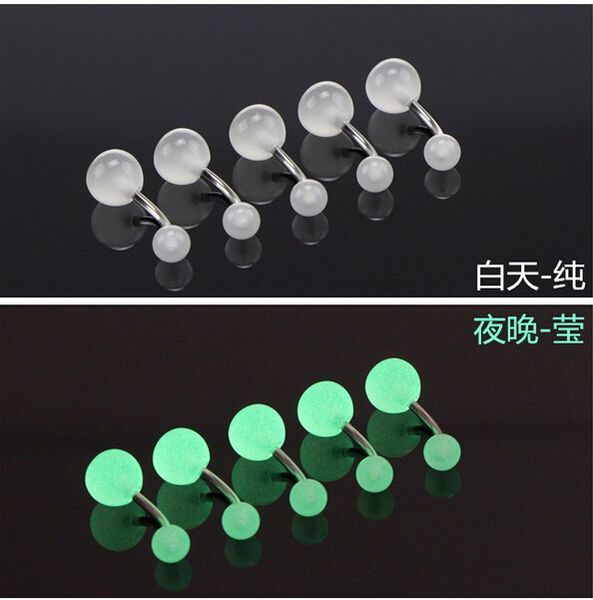 7 color luminous acrylic belly button rings women belly piercing barbell steel navel piercing body jewelry women, Slivery;golden
7 color luminous acrylic belly button rings women belly piercing barbell steel navel piercing body jewelry women, Slivery;golden