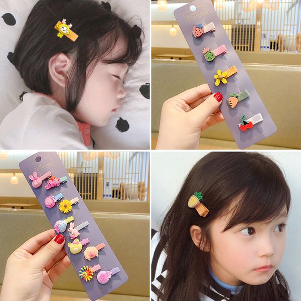 5/10 pcs/set girls cute candy acrylic cartoon fruit flower ornament hair clips children lovely hairpins kids hair accessories, Slivery;white
5/10 pcs/set girls cute candy acrylic cartoon fruit flower ornament hair clips children lovely hairpins kids hair accessories, Slivery;white