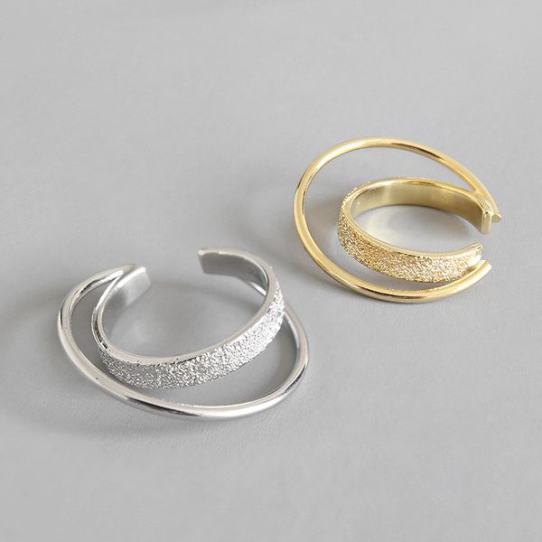new simple irregular multilayer statement rings for women 100% 925 sterling silver female geometric open ring, Black
new simple irregular multilayer statement rings for women 100% 925 sterling silver female geometric open ring, Black
