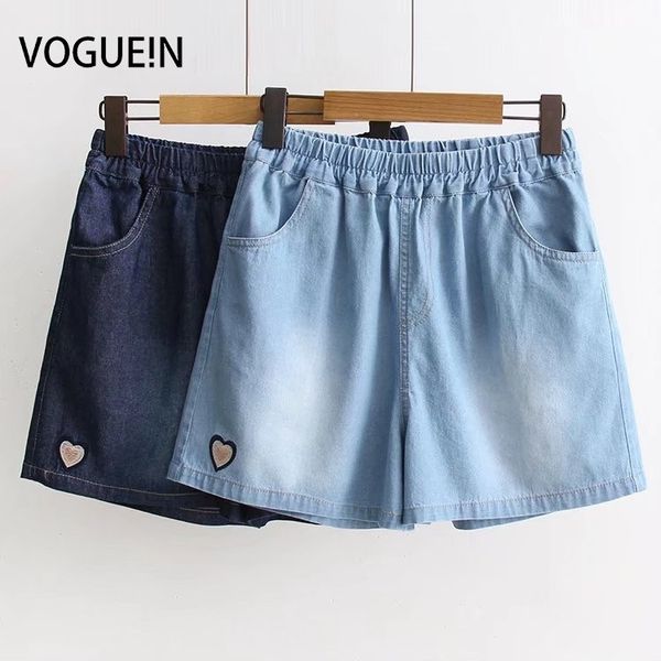voguein new womens heart embroidered elastic waist pockets denim jeans short pants shorts size sml wholesale, White;black
voguein new womens heart embroidered elastic waist pockets denim jeans short pants shorts size sml wholesale, White;black