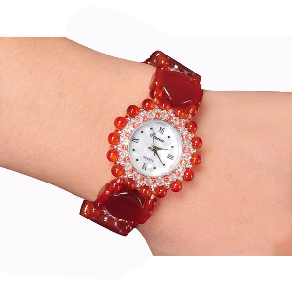 nature red agate quartz watch for women bracelet wristwatch students girlfreind gifts, Slivery;brown
nature red agate quartz watch for women bracelet wristwatch students girlfreind gifts, Slivery;brown