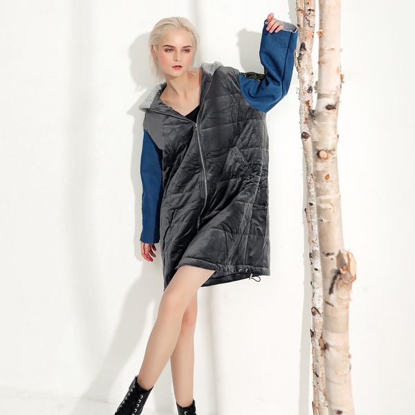 asymsay new women's velvet sequins coats hooded coat female fashion clothing 2019 autumn winter tide al1356, Black;brown
asymsay new women's velvet sequins coats hooded coat female fashion clothing 2019 autumn winter tide al1356, Black;brown