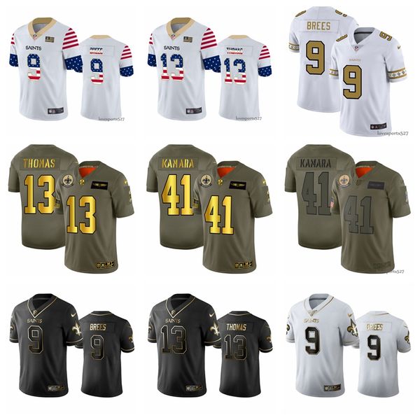 Мужчины Новый Орлеан Saints Джерси 9 Дрю Брис 41 Alvin Камара 13 Майкл Томас салют футбола Service Limited
Мужчины Новый Орлеан Saints Джерси 9 Дрю Брис 41 Alvin Камара 13 Майкл Томас салют футбола Service Limited
