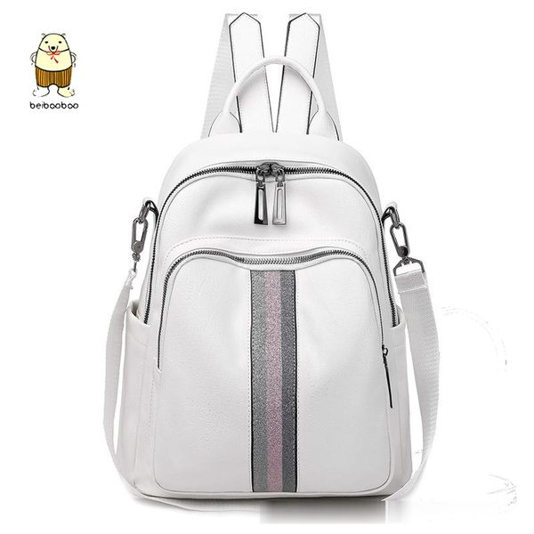 beibaobao 2020 young student bag white design new pu leather waterproof bag college style
beibaobao 2020 young student bag white design new pu leather waterproof bag college style