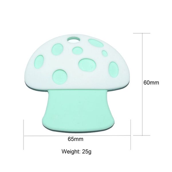 1pcs silicone mushroom teether babies teething pendant nursing soft silicone beads safe toys for soothe teething baby
1pcs silicone mushroom teether babies teething pendant nursing soft silicone beads safe toys for soothe teething baby