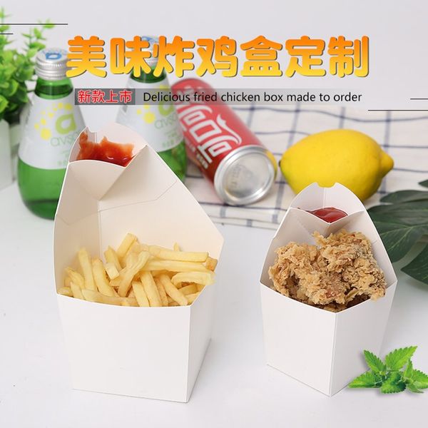 creative cone shape bag disposable french fries box waterproof anti-oil food grade package 50pcs
creative cone shape bag disposable french fries box waterproof anti-oil food grade package 50pcs