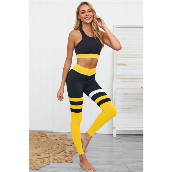 2020 new fashion 2pcs summer women yoga set striped causal sleeveless vest +long pants breathable slim yoga sportwear suits, White;red
2020 new fashion 2pcs summer women yoga set striped causal sleeveless vest +long pants breathable slim yoga sportwear suits, White;red