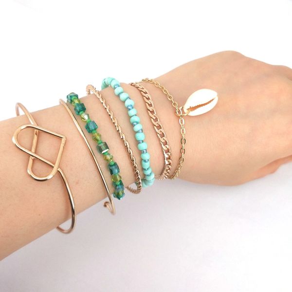 hzew horse trendy shell bead bracelet and ladies bracelet bohemian adjustable multilayer bohemian jewelry, Golden;silver
hzew horse trendy shell bead bracelet and ladies bracelet bohemian adjustable multilayer bohemian jewelry, Golden;silver