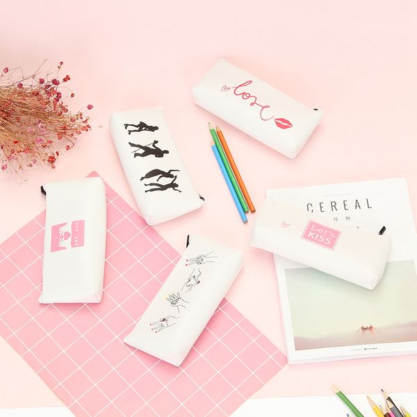 1pcs coloffice leather cute cartoon creative finger dance printing coin purse pen bag students stationery school office supplies
1pcs coloffice leather cute cartoon creative finger dance printing coin purse pen bag students stationery school office supplies
