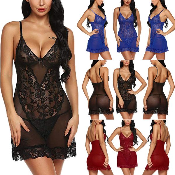 women ladies lace lingerie nightwear underwear babydoll sleepwear fashion #r45, Red;black
women ladies lace lingerie nightwear underwear babydoll sleepwear fashion #r45, Red;black