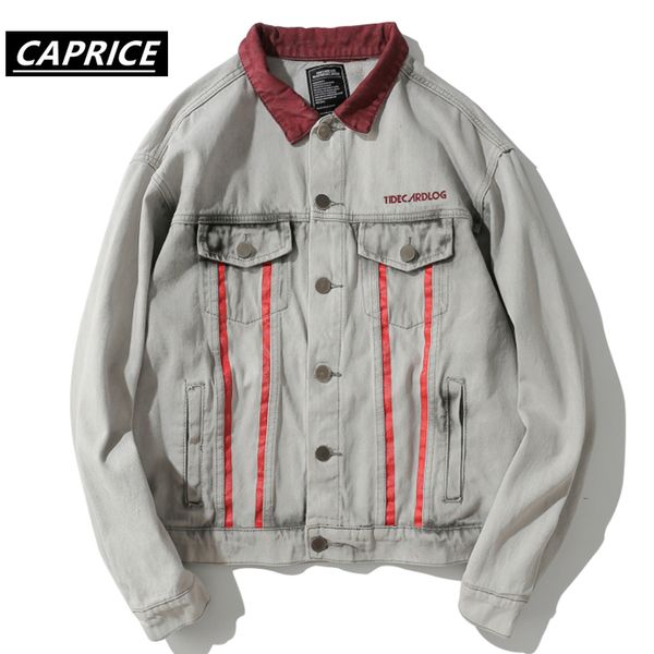 men/women gray denim jacket hip hop letter embroidery casual bomber jacket 2019 men's retro denim streetwear, Black;brown
men/women gray denim jacket hip hop letter embroidery casual bomber jacket 2019 men's retro denim streetwear, Black;brown