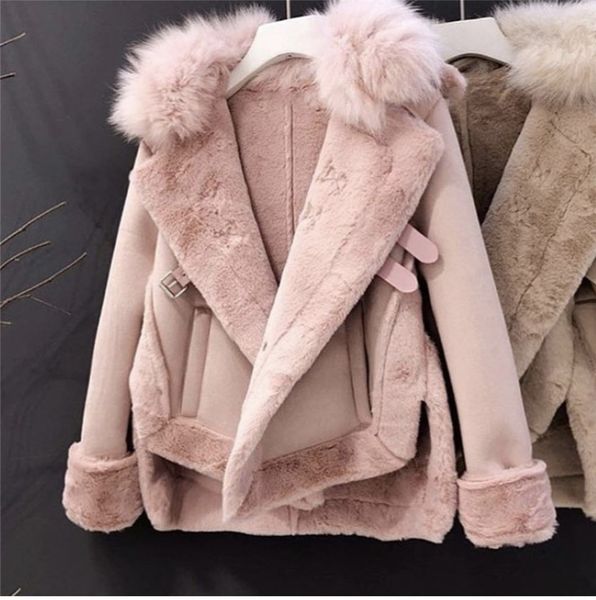 elegant faux fur coat streetwear women 2019 winter warm teddy coat female casual fur jacket overcoat pocket outwear, Black
elegant faux fur coat streetwear women 2019 winter warm teddy coat female casual fur jacket overcoat pocket outwear, Black