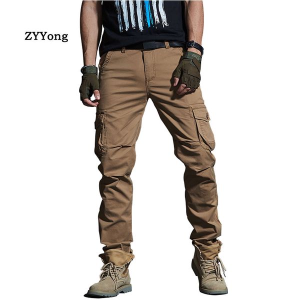men's pants fashion men cargo multi-pockets breathable motion casual trousers khaki overalls jogger camouflage cotton, Black
men's pants fashion men cargo multi-pockets breathable motion casual trousers khaki overalls jogger camouflage cotton, Black