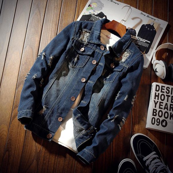 mens blue denim jackets mens spring new fashion hole casual silm hip hop denim coats cotton solid cowboy jackets, Black;brown
mens blue denim jackets mens spring new fashion hole casual silm hip hop denim coats cotton solid cowboy jackets, Black;brown