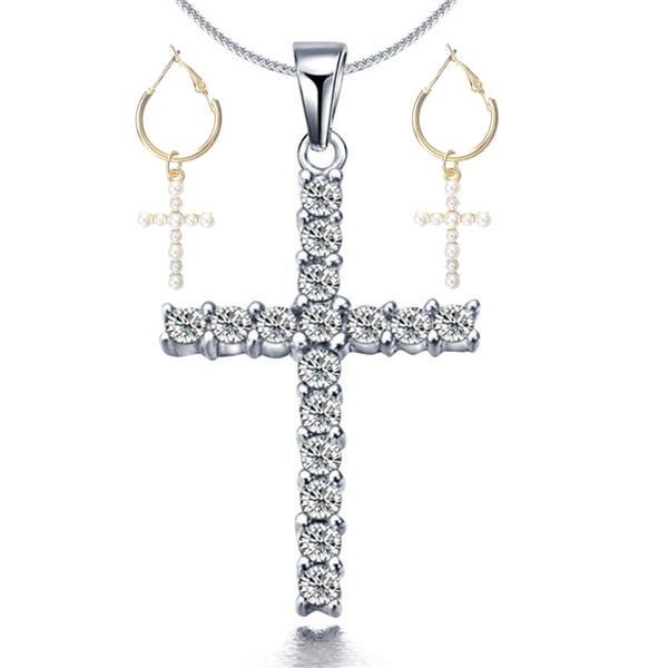 classical elegant earrings silver gold cross jewelry rhinestone crystal ne+ea small pendant brincos druzy shiny jewelry set
classical elegant earrings silver gold cross jewelry rhinestone crystal ne+ea small pendant brincos druzy shiny jewelry set
