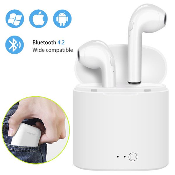 I7s TWS Мини Беспроводная Связь Bluetooth Наушники Наушники-Стерео Гарнитура С Зарядным
I7s TWS Мини Беспроводная Связь Bluetooth Наушники Наушники-Стерео Гарнитура С Зарядным