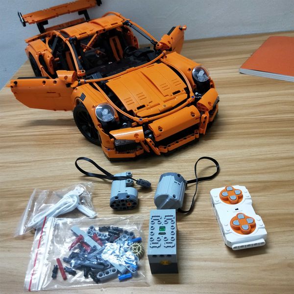 

20001 техника APP телефон GT3 модифицированный мотор RC Совместимость Iegoset 42056 MOC кирпичи блоки Развивающие игрушки рождественские подарки