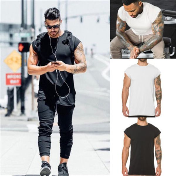 fitness man bodybuilding muscle short sleeve shirt individuality pure color t-shirt, White;black
fitness man bodybuilding muscle short sleeve shirt individuality pure color t-shirt, White;black