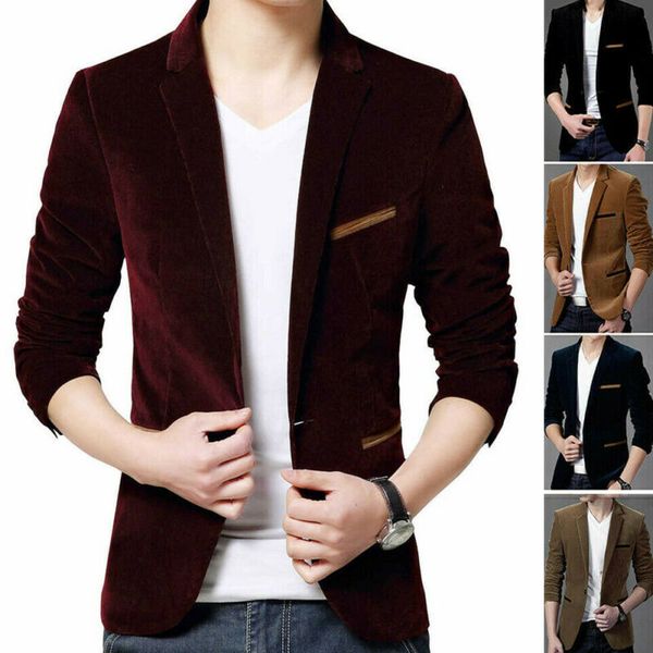 us stock men's casual velvet men's formal suit blazer coat business casual one button slim fit jacket coats men 3xl, White;black
us stock men's casual velvet men's formal suit blazer coat business casual one button slim fit jacket coats men 3xl, White;black