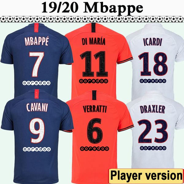 19 20 mbappe di maria player version mens soccer jerseys verratti cavani home blue away football shirts matuidi draxler maillots de foot, Black;yellow
19 20 mbappe di maria player version mens soccer jerseys verratti cavani home blue away football shirts matuidi draxler maillots de foot, Black;yellow
