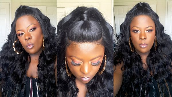 360 кружева фронтальная парик pre щипковых с ребенком волос brazilan объемная волна парик фронта шнурка человеческих волос парики для чернок, Black
360 кружева фронтальная парик pre щипковых с ребенком волос brazilan объемная волна парик фронта шнурка человеческих волос парики для чернок, Black