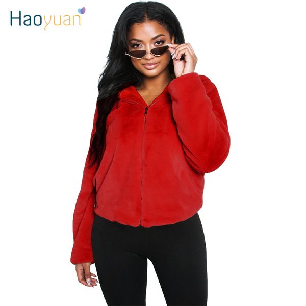 haoyuan hooded faux fur coat women thick warm flurry jackets plus size plush coat winter clothing long sleeve fluffy teddy, Black
haoyuan hooded faux fur coat women thick warm flurry jackets plus size plush coat winter clothing long sleeve fluffy teddy, Black