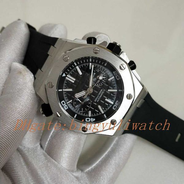 new factory luxury mens watch rubber strap stainless steel original clasp black dial vk quartz movement chronograph christmas gift, Slivery;brown
new factory luxury mens watch rubber strap stainless steel original clasp black dial vk quartz movement chronograph christmas gift, Slivery;brown