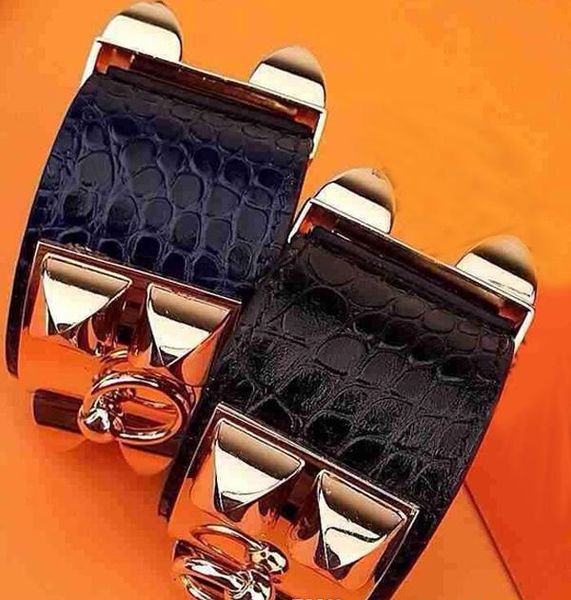 fashion-titanum steel bracelet with crocodile genuine leather in many colors women and man brand name jewelry gifts ps5376 68fx, Black
fashion-titanum steel bracelet with crocodile genuine leather in many colors women and man brand name jewelry gifts ps5376 68fx, Black