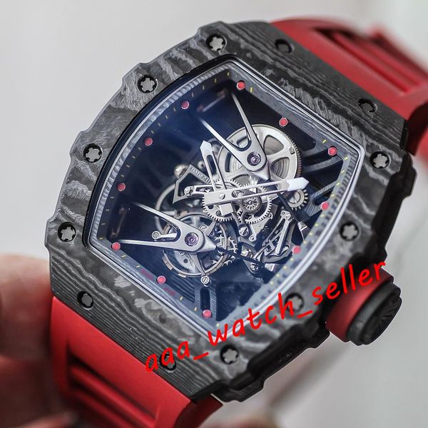 7 styles men luxury watch rm27-02 rafadl nadal rm052 black carbon fiber ntpt watchcase openworked mechanical tourbillon movement sapphire, Slivery;brown
7 styles men luxury watch rm27-02 rafadl nadal rm052 black carbon fiber ntpt watchcase openworked mechanical tourbillon movement sapphire, Slivery;brown