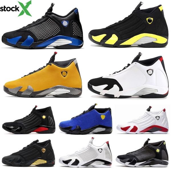 ale 14 14s black toe fusion varsity red suede thunder men basketball shoes varsity royal candy cane sneakers sports shoes size us 8-13 
ale 14 14s black toe fusion varsity red suede thunder men basketball shoes varsity royal candy cane sneakers sports shoes size us 8-13