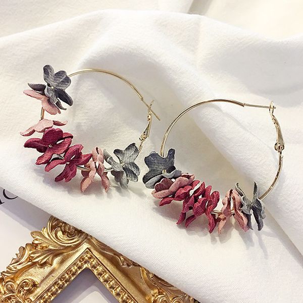 seblasy version of the popular personality fashion temperament jewelry wild net red cloth flower long earrings statement earring, Silver
seblasy version of the popular personality fashion temperament jewelry wild net red cloth flower long earrings statement earring, Silver