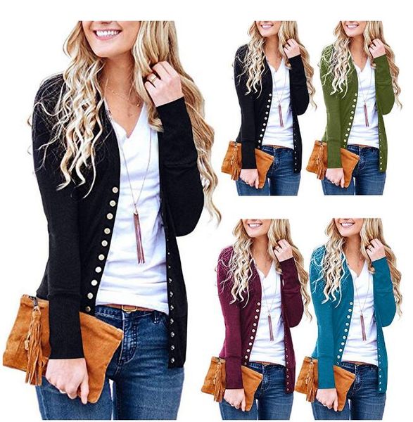 cardigan womens spring long sleeve shirts tee with buttons solid blouse fashion v-neck womens clothes s-xxl 10 colors, White
cardigan womens spring long sleeve shirts tee with buttons solid blouse fashion v-neck womens clothes s-xxl 10 colors, White