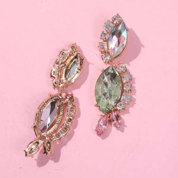 e6649 mei di europe and america big brand celebrity style mixed colors colorful crystals geometry earrings cool symmetric hor, Silver
e6649 mei di europe and america big brand celebrity style mixed colors colorful crystals geometry earrings cool symmetric hor, Silver